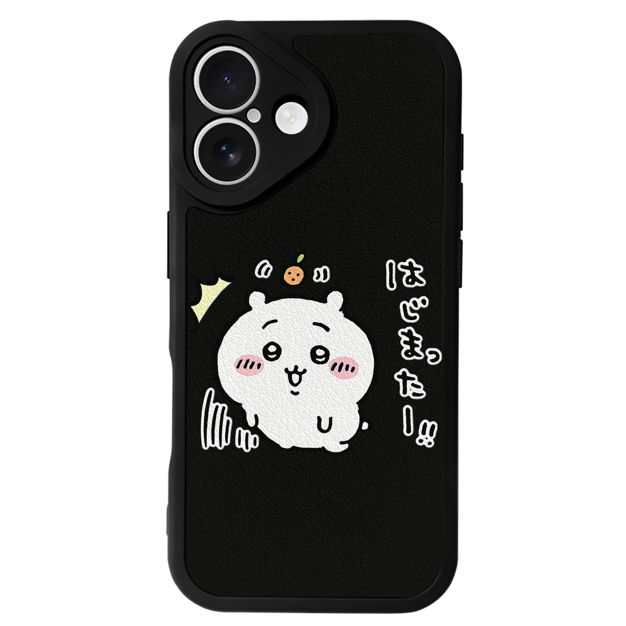 （画像用） ちいかわ ちいかわ Chii-kawa chiikawa 【iPhone 16シリーズ対応】シリコンスマホケース（レザー調） 材質：シリコン